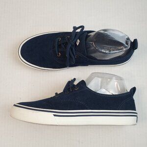 Sperry CVO Navy Blue Corduroy Lace Up Sneakers
